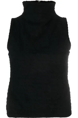 THOM KROM Crinkled-finish tank top