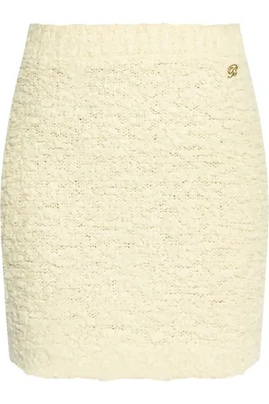 BLUMARINE Wool fitted skirt