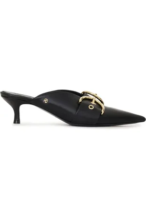 ANINE BING Zoe 50mm buckle-detail mules