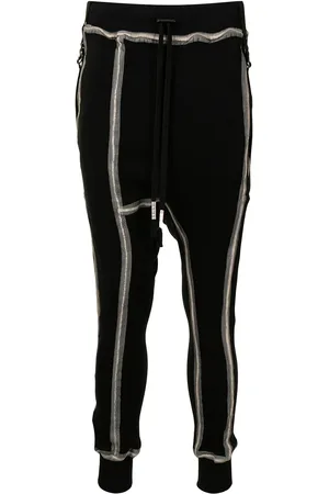 11 BY BORIS BIDJAN SABERI Contarsting-seam detail trousers