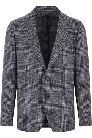 TAGLIATORE Single-breasted check coat