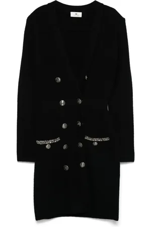 Elisabetta Franchi Bouclé coat dress