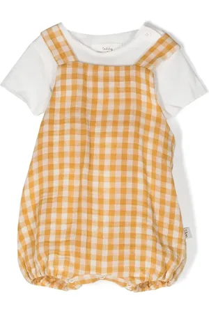 TEDDY & MINOU Checkerboard romper set