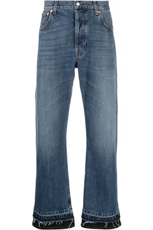 Alexander McQueen Straight-leg cropped jeans