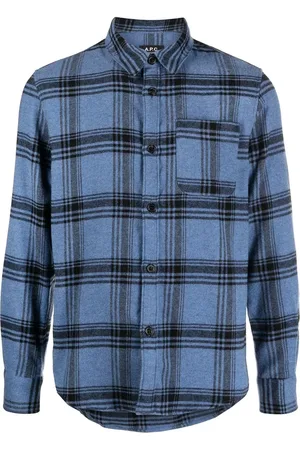 A.P.C. Check-print long-sleeve shirt