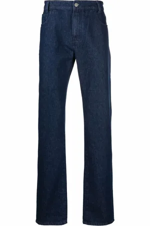 RAF SIMONS Logo-patch bootcut jeans