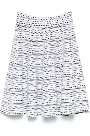 Alaïa 2000s knitted midi skirt