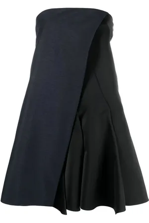 Dior 2010s panelled strapless dress