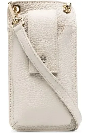 ELEVENTY Embossed logo mobile-phone bag
