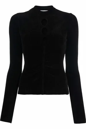 Msgm Cut-out detail knitted top