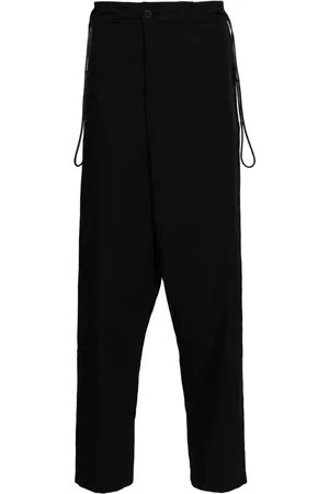 TRANSIT Off-center fastening cotton trousers