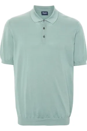 DRUMOHR Button-up cotton polo shirt