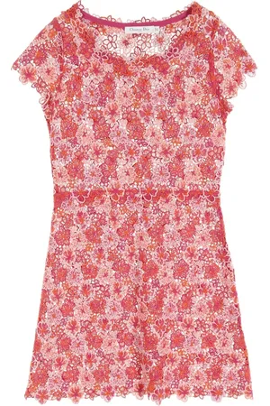 Dior 2010s floral-lace dress