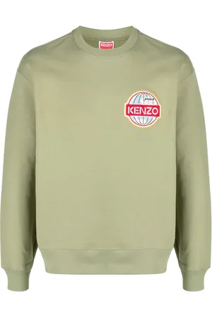 Kenzo Logo-embroidered long-sleeve sweatshirt