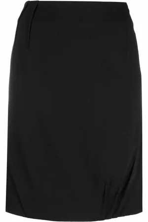 Dior 2006 dart-detailing high-waisted skirt