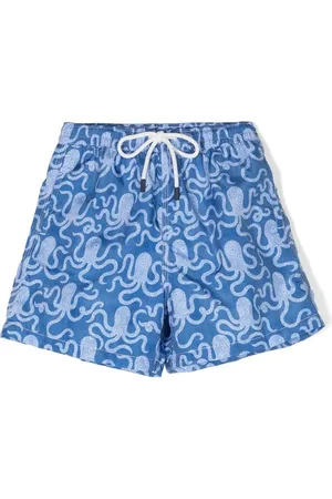 FEDELI Octopus-print swim shorts