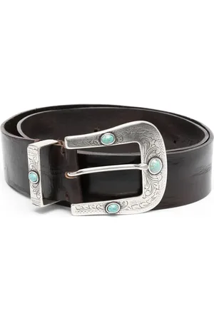 P.A.R.O.S.H. Buckle-fastening leather belt
