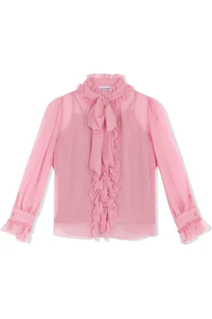 Dolce & Gabbana Pussy bow-fastening silk shirt