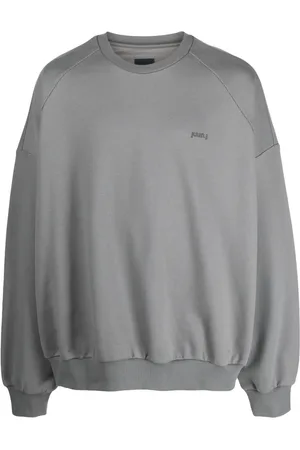 JUUN.J Logo-embroidered cotton sweatshirt