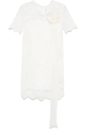 ERMANNO SCERVINO Floral-lace mini dress