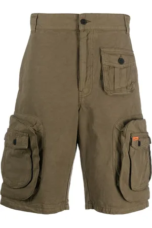 Heron Preston Logo-patch cargo shorts