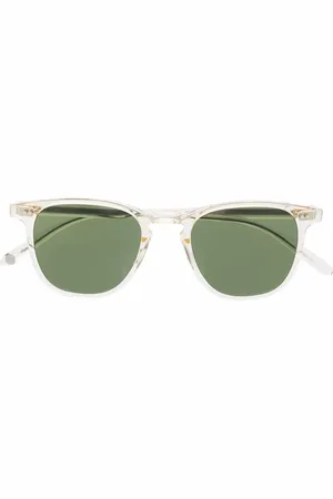 GARRETT LEIGHT Brooks square-frame sunglasses