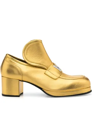 WALTER VAN BEIRENDONCK Love 65mm mid-block-heel loafers