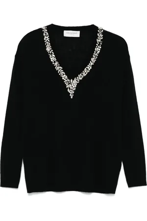 Ermanno Firenze Rhinestone-embellished sweater