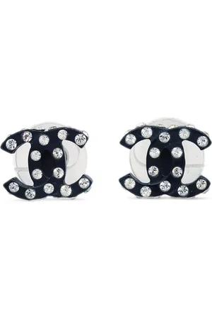 CHANEL 2004 CC stud earrings