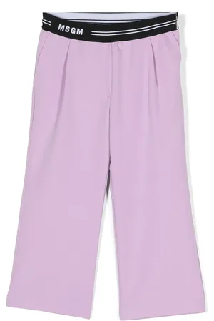 Msgm Logo-waistband track pants