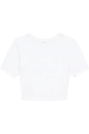 A.L.C. Wren round-neck cropped T-shirt