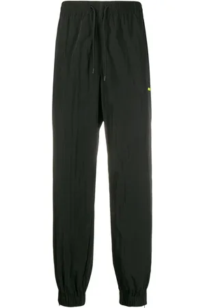 Msgm Neon logo track pants