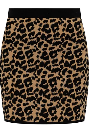 Max Mara Domizia leopard-print skirt