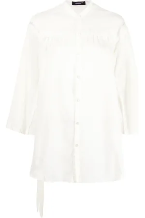 UNDERCOVER Belted pleated shirt