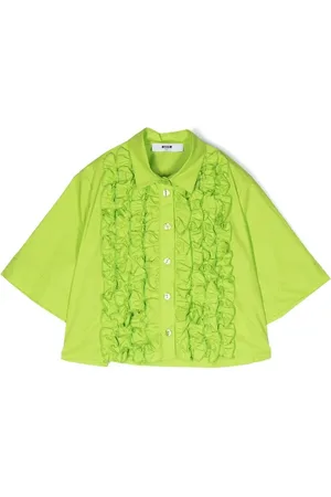 Msgm Ruffle-trim detail shirt