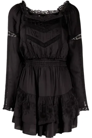 LOVESHACKFANCY Sanaya lace-detail mini dress