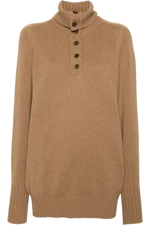 CHANEL 1990s roll-neck jumper
