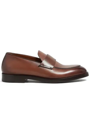 Ermenegildo Zegna Torino leather loafers