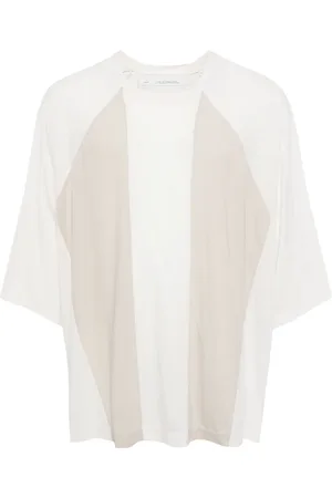 JULIUS Panelled cotton T-shirt