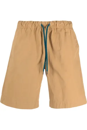 Paul Smith Logo-patch organic-cotton deck shorts