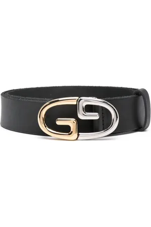 Gucci Logo-buckle leather belt