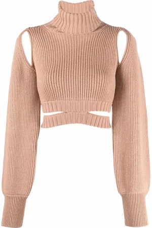 ANDREADAMO Ribbed-knit roll-neck jumper