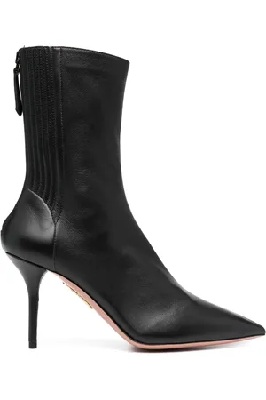 Aquazzura Saint Honore 85 leather boots