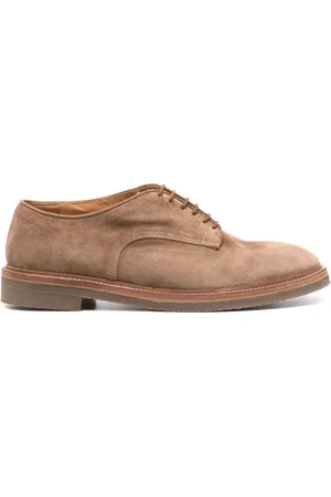 ALBERTO FASCIANI Lace-up suede derby shoes