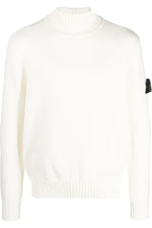 Stone Island Compass-motif roll-neck jumper