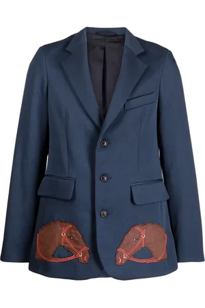 BODE Pony Appliqué suit jacket