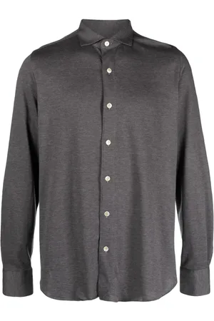 Finamore Long-sleeve cotton shirt