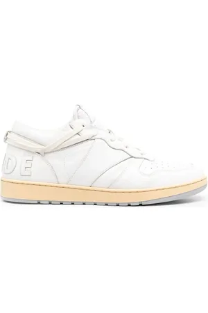 Rhude Panelled leather sneakers