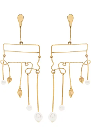 Aurélie Bidermann Sirocco freshwater pearl-embellished earrings