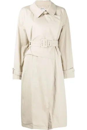 pushBUTTON Belted trench coat